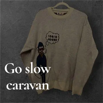 Go slow caravan 아트 스웨터 M 니트