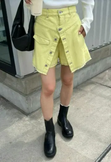 HELLO. SANFRANCISCO 오버스커트 포함 숏팬츠
