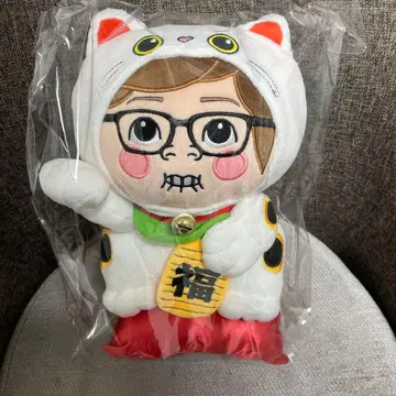 미소킨 봉제 인형 마네키네코 미사용 새상품 히카킨 약 30cm