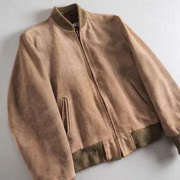 Schott 36 가죽 자켓 스웨이드 브라운