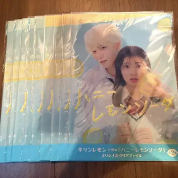허니 레몬 소다 클리어 파일 9장 세트