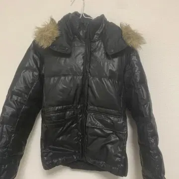 adidas 블랙 다운 자켓 퍼 포함