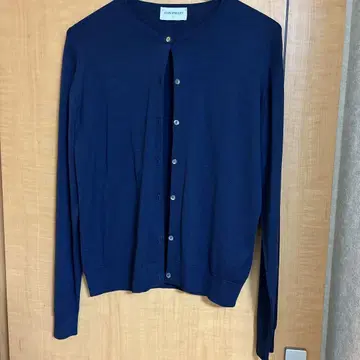 JOHN SMEDLEY 네이비 긴팔 가디건 L