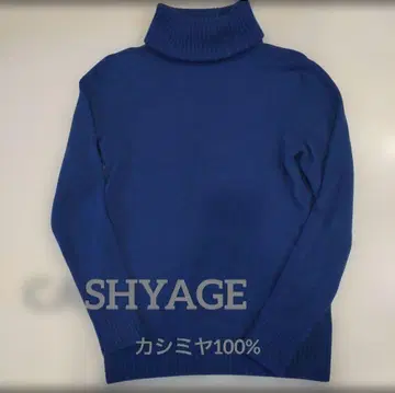새상품급 CASHYAGE 고급 캐시미어 100% 터틀 니트