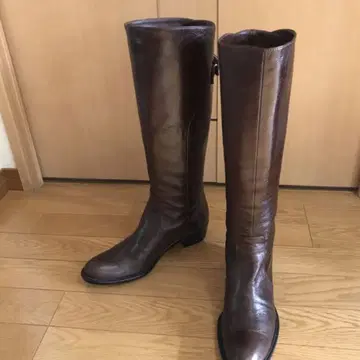 Clar Pierce 가죽 롱 부츠 승마 부츠 가죽 새상품급
