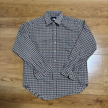 THE NORTH FACE 체크 무늬 긴팔 셔츠 S 사이즈