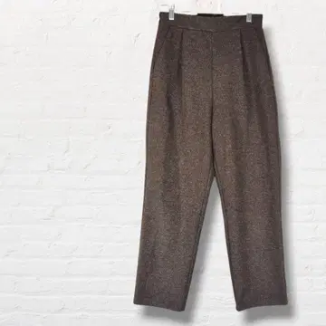 여성용 기모 테이퍼드 팬츠 [ L ] 브라운 가을/겨울 허리밴딩