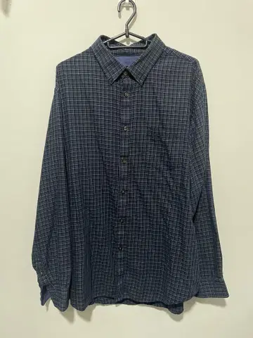 van heusen 00s 체크 L/S 버튼다운 셔츠