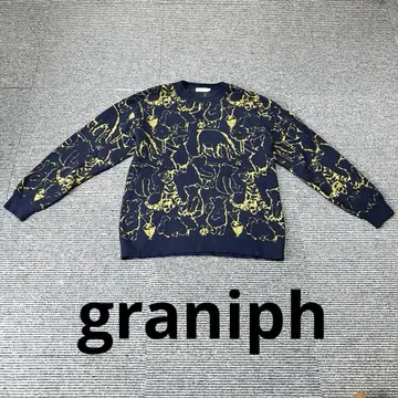 그라니프 graniph 니트 디즈니 콜라보 푸우 POOH
