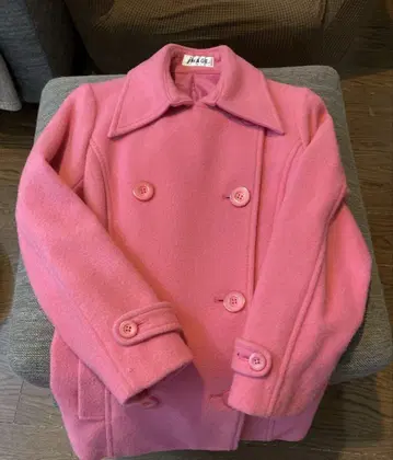 IMAGE 핑크 피 코트