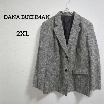해외 구제 의류 2XL DANA BUCHMAN 테일러드 자켓 그레이 계열