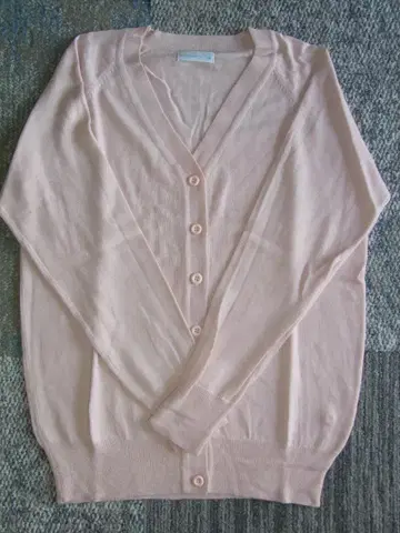 새상품 앙팡미에 간호사 의류 긴팔 가디건 레귤러 기장 63cm