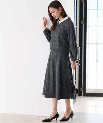 anySIS 컷 자카드 카라 부착 2WAY 셋업 2