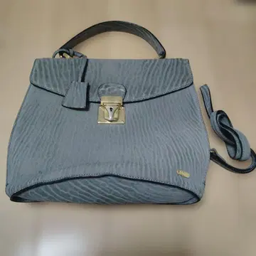 BALLY 그레이 가죽 숄더백