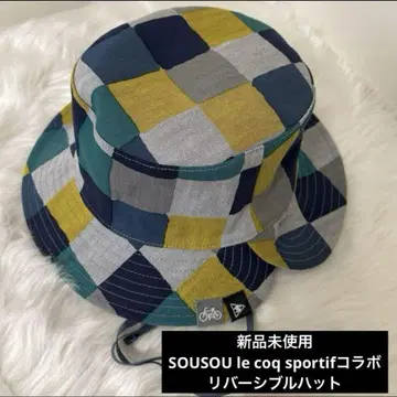 미사용 새상품 SOUSOU le coq sportif 콜라보 리버서블 햇