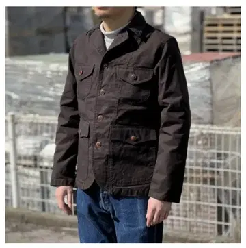 [ 컨디션 최상 ] 달리즈&코 DALEE'S&CO 색 자켓 덕 원단 M
