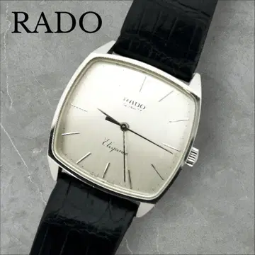 라도 손목시계 쿼츠 스퀘어 실버 빈티지 남성용 RADO