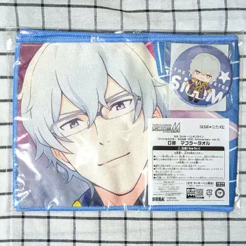 SideM 하자마 미치오 세가 럭키 쿠지 타월 캔뱃지