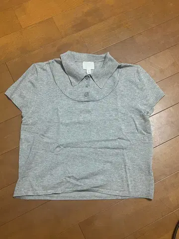 h&m 폴로 반팔 그레이