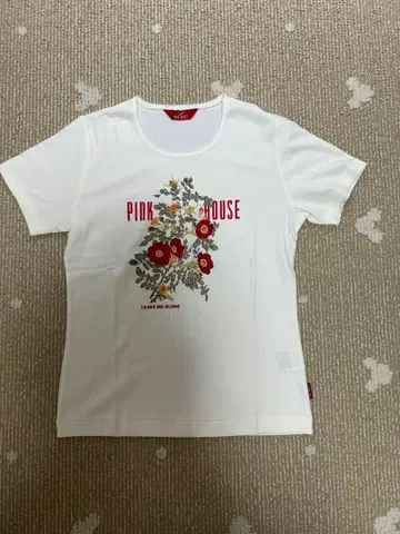 PINK HOUSE 미사용 새상품 꽃무늬 프린트 T셔츠