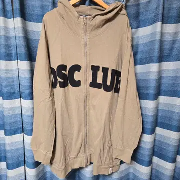 베이지 풀 지퍼 후디 DSC LUB