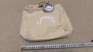 Jones 골프 카트 백 로고 자수 부착 화이트