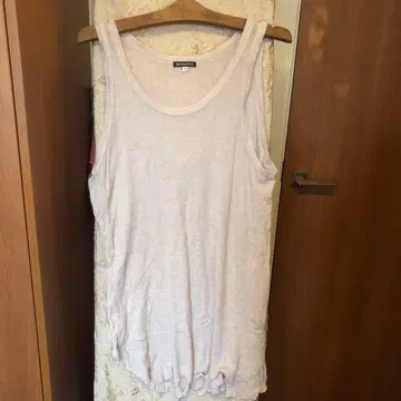 ANN DEMEULEMEESTER 라이트 그레이 탱크탑 S