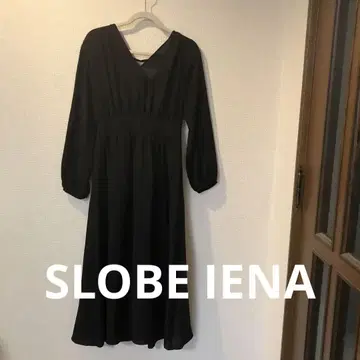 SLOBE IENA V넥 롱 원피스