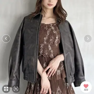 SNIDEL 바리에 블루종 스나이델