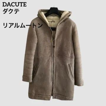 Dacute 후드 무스탕