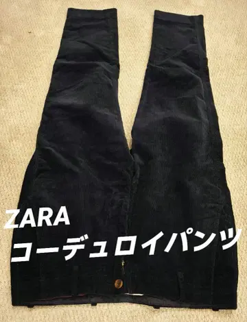 [새상품급] ZARA 코듀로이 팬츠 크롭 스키니