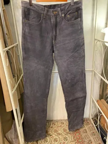 EXPLORER 쿠시타니 가죽 팬츠 소가죽