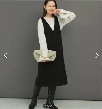 어반리서치 로쏘 오버롤 스커트 블랙
