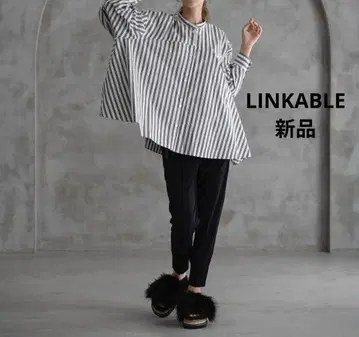 링커블 LINKABLE 볼륨 블라우스 링커블 교자 블라우스