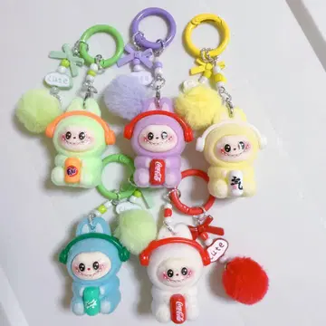 러브브 LABUBU 봉제 인형 키링 키링 5세트