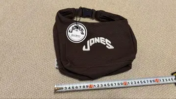 JONES 브라운 골프 카트백 로고 자수 부착