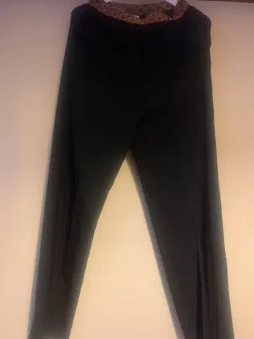 6 블랙 슬랙스 36 체크 무늬 허리