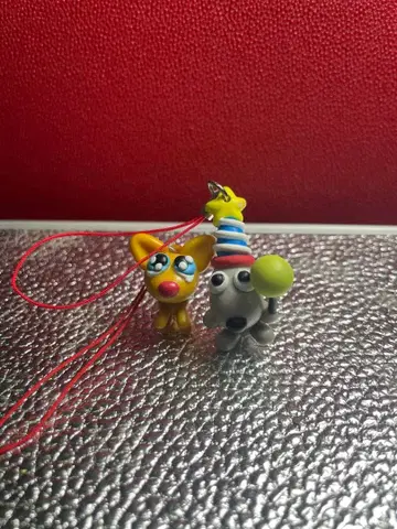 clay pet 레트로 키링 2종 세트 초레어