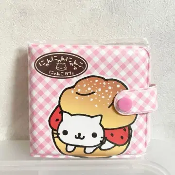산엑스 냥냥냥코 지갑 비닐 지갑 와렛