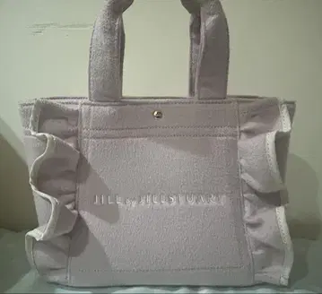 JILL by JILL STUART 샤기 프릴 토트백 핑크