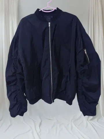 [ 새상품급 ] 자켓 점퍼 블루종 L 사이즈 블랙 여성용