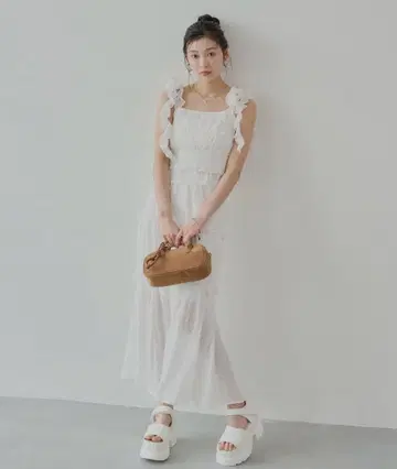 chico 셔링 탱크+셔링 플레어 스커트