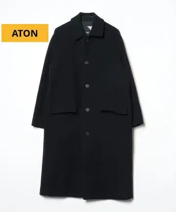 ATON AIR DOUBLE MELTON 스텐카라 코트