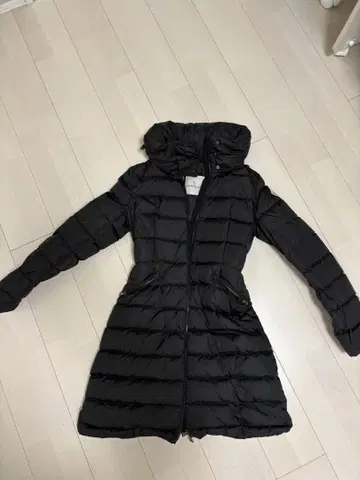 MONCLER 블랙 다운 자켓 플라메트 사이즈 0 정품