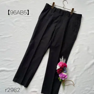센터 프레스 슬랙스 포멀 스트라이프 네이비 [ 96AB5 ]