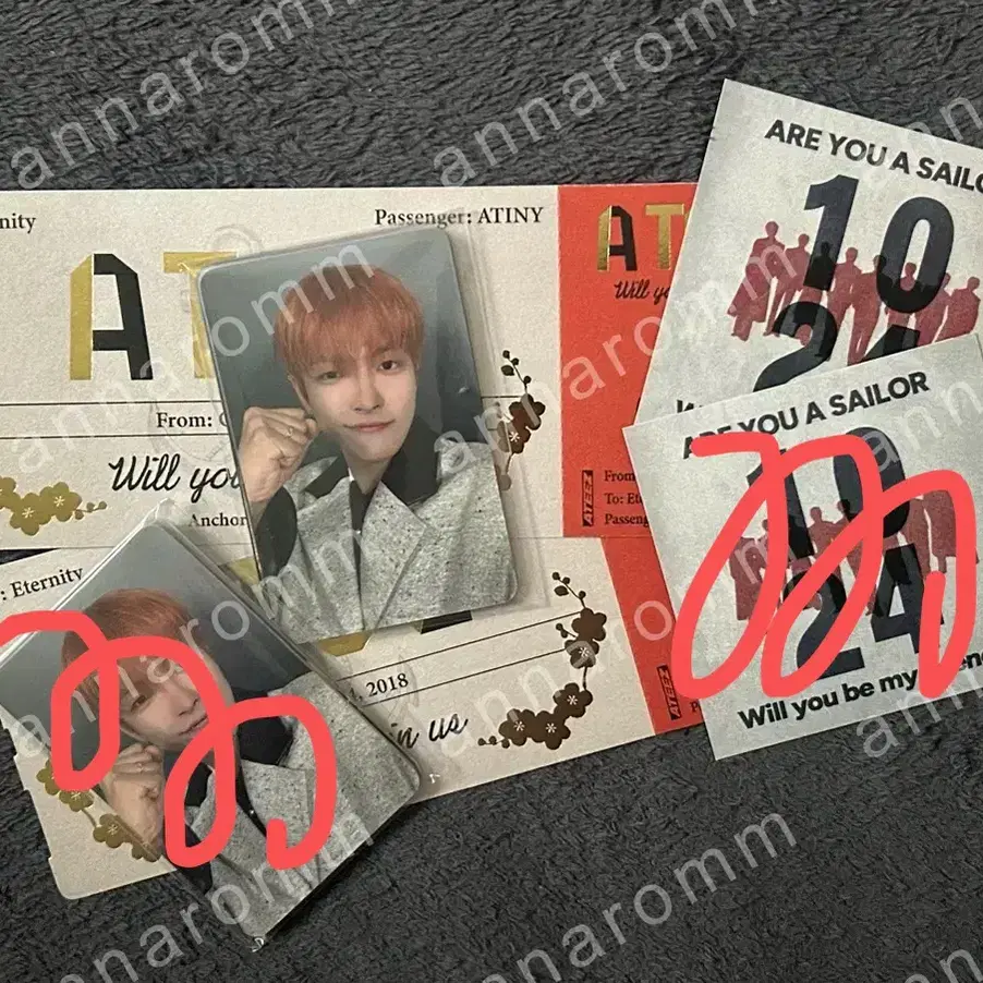 ateez anchor encore クルーズ 7th 7周年 サン ateez anchor encore