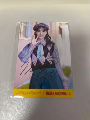 AKB48 시타오 미우 친필 사인 엽서