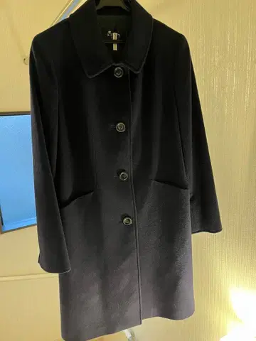 ketty luxury 네이비 롱 코트 사이즈 3 울 100%