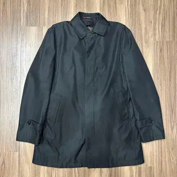 ORIHICA 블랙 스텐카라 코트