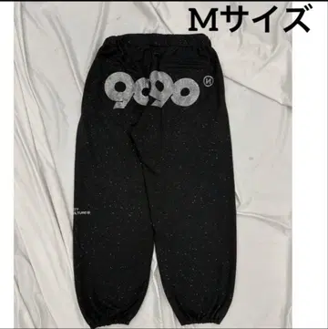 9090 girl 90 Logo Glitter Sweat Pants